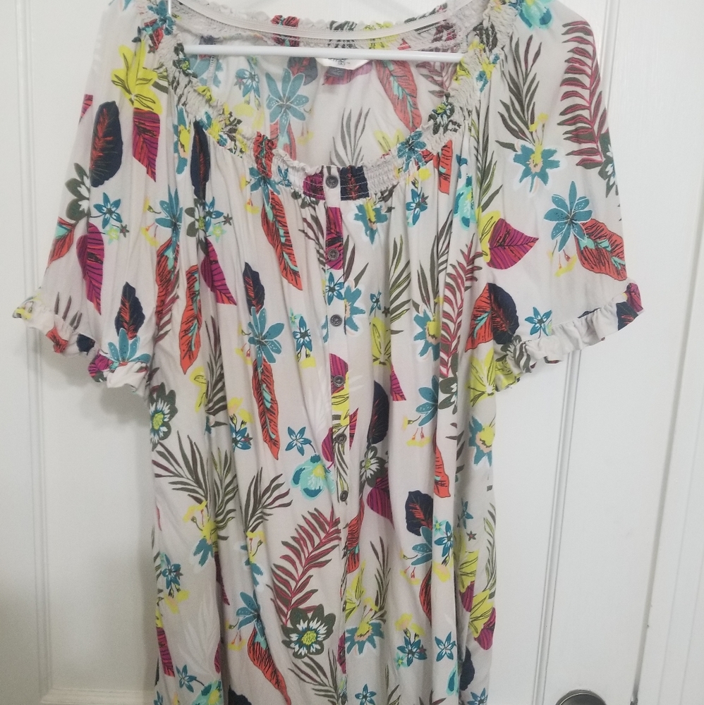 Blouse Size 1X colorful